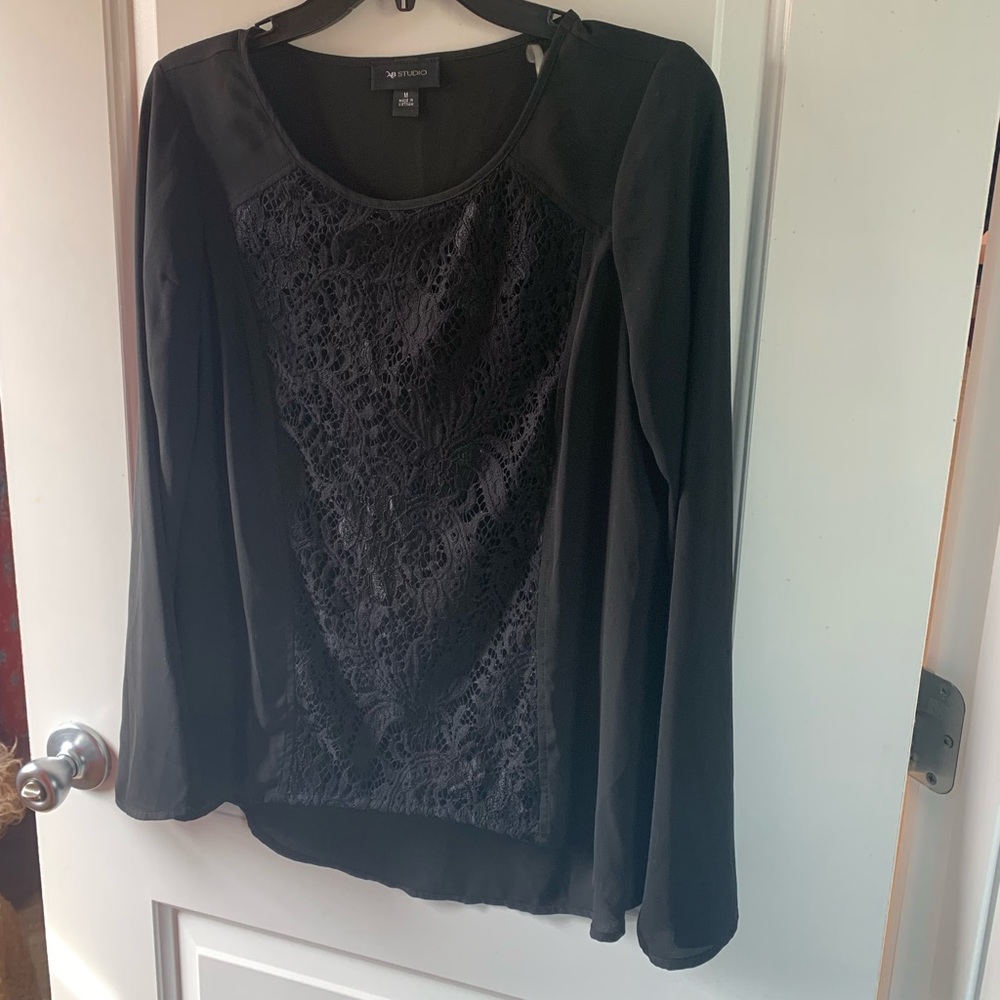 AB Studio brand black top.